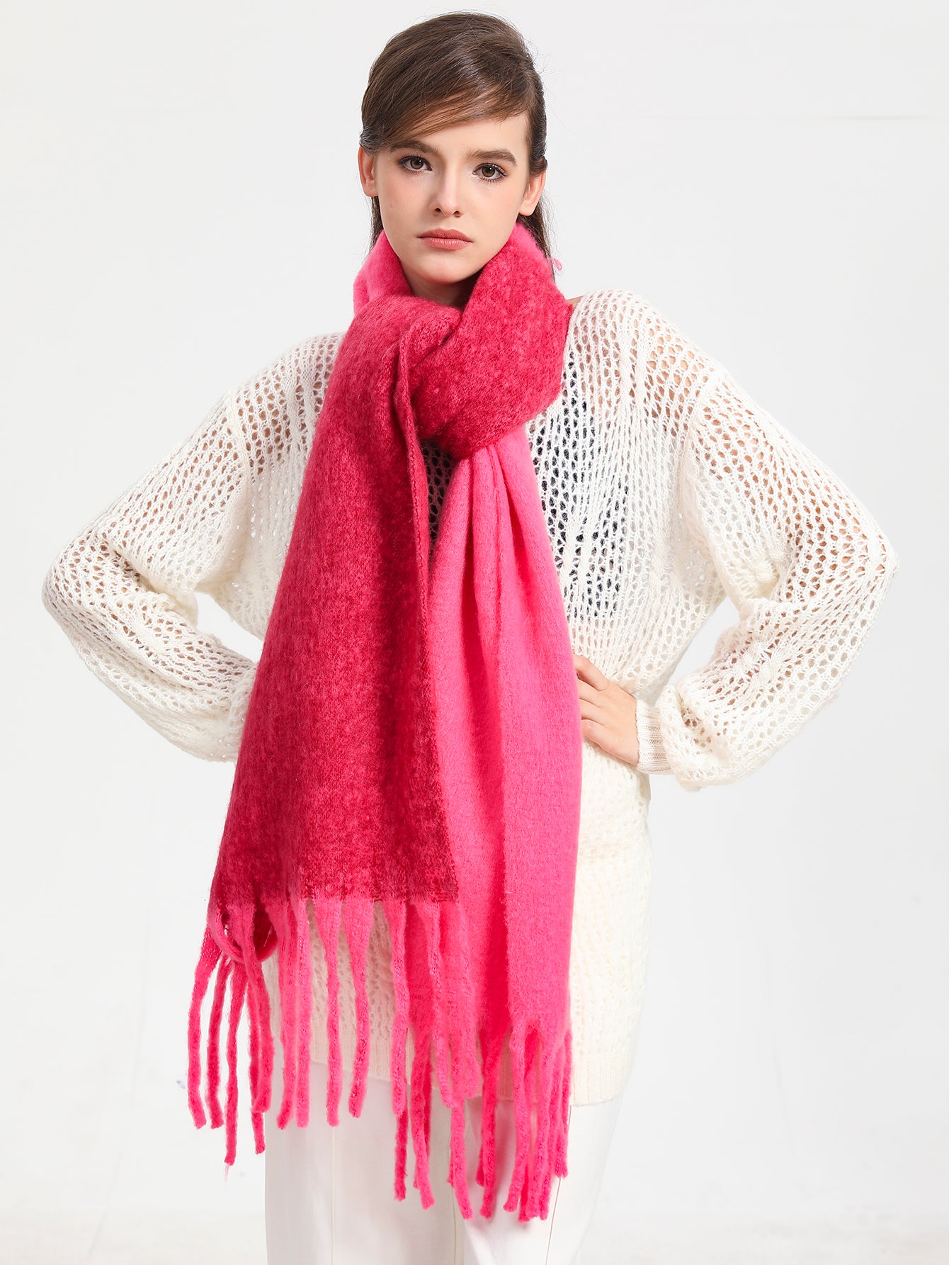 FASHION SCARF 一条渐变围巾