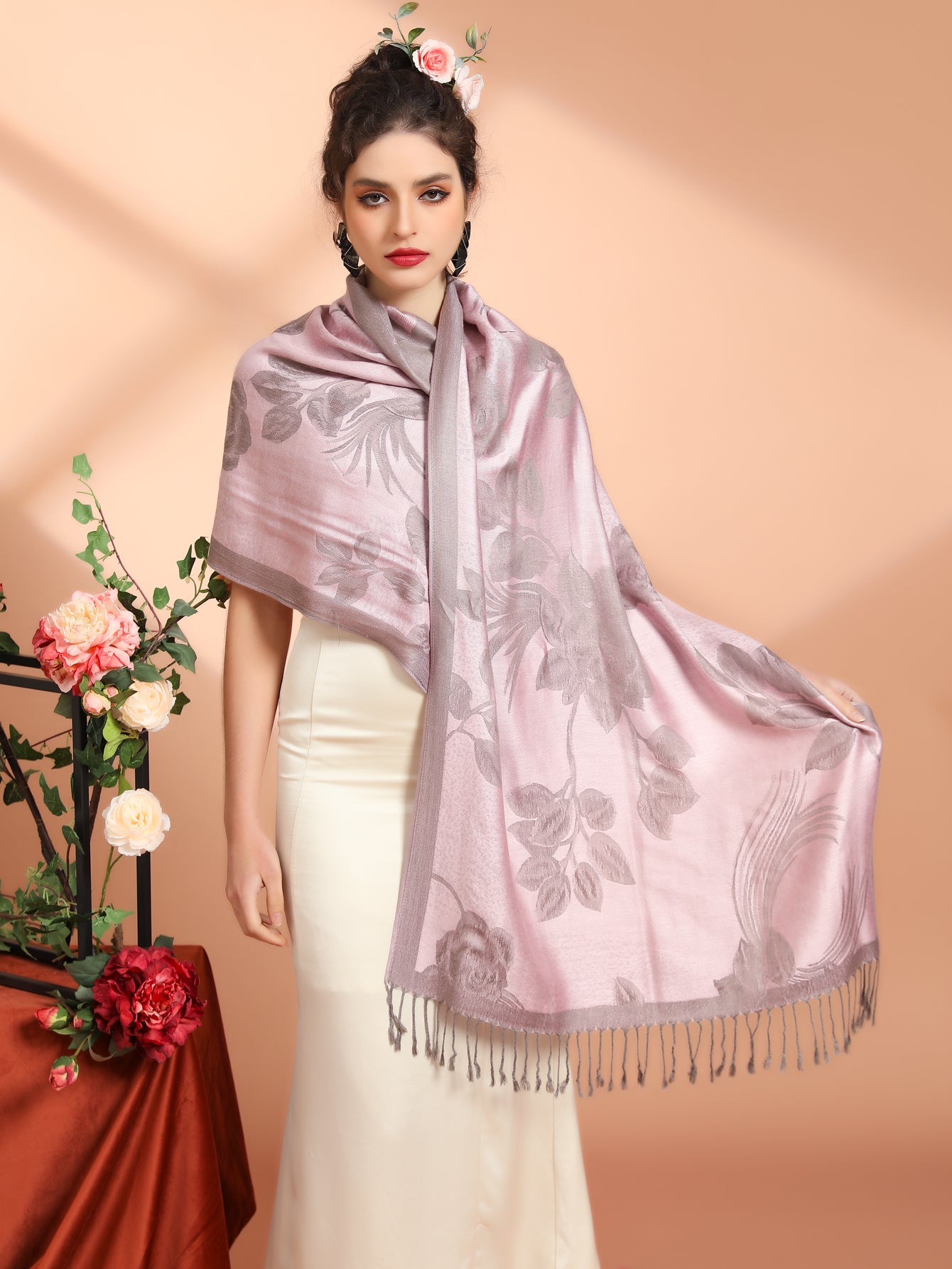 ROSE JACQUARD