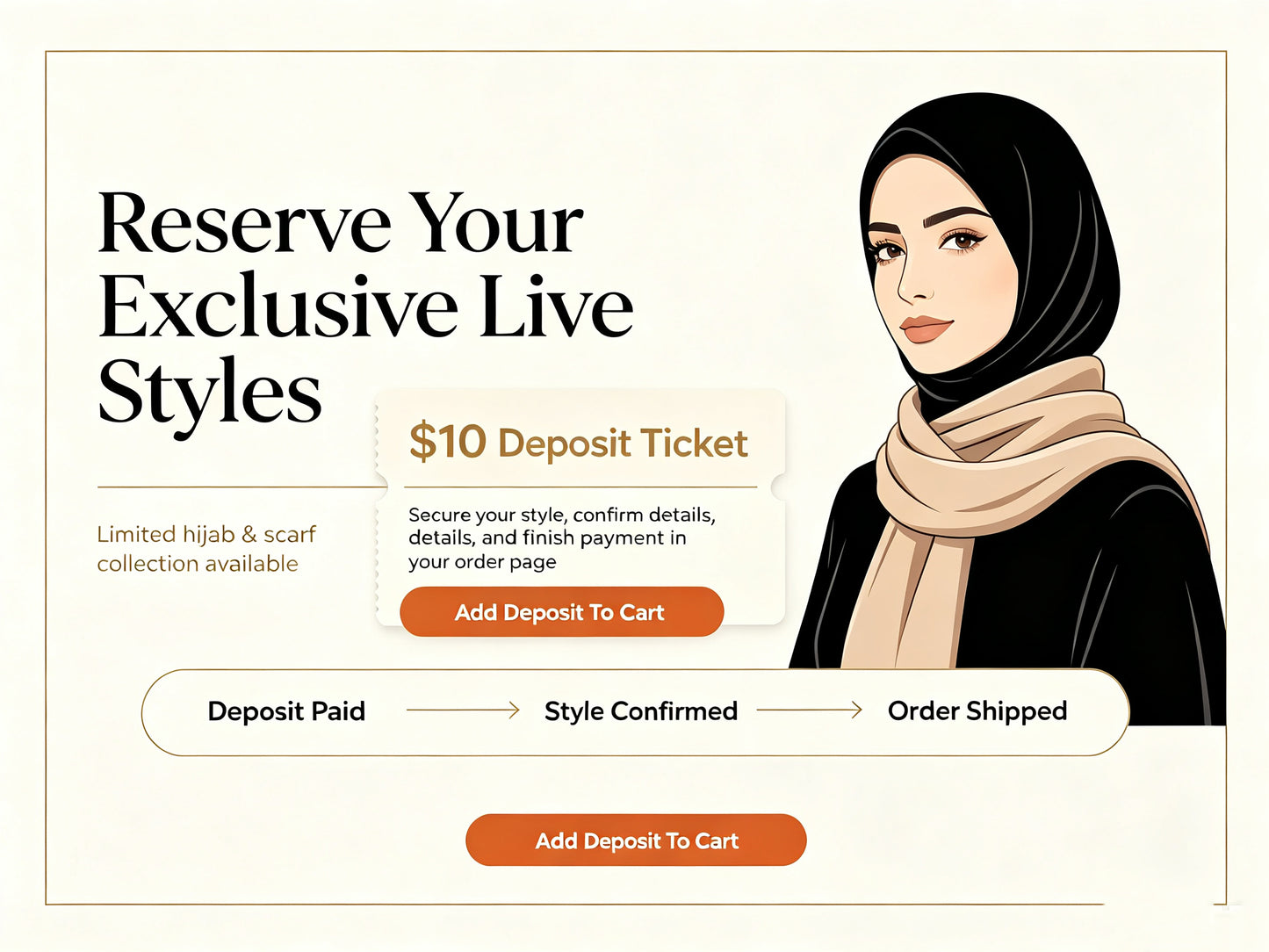 Live Stream Exclusive Deposit Non-refundable）