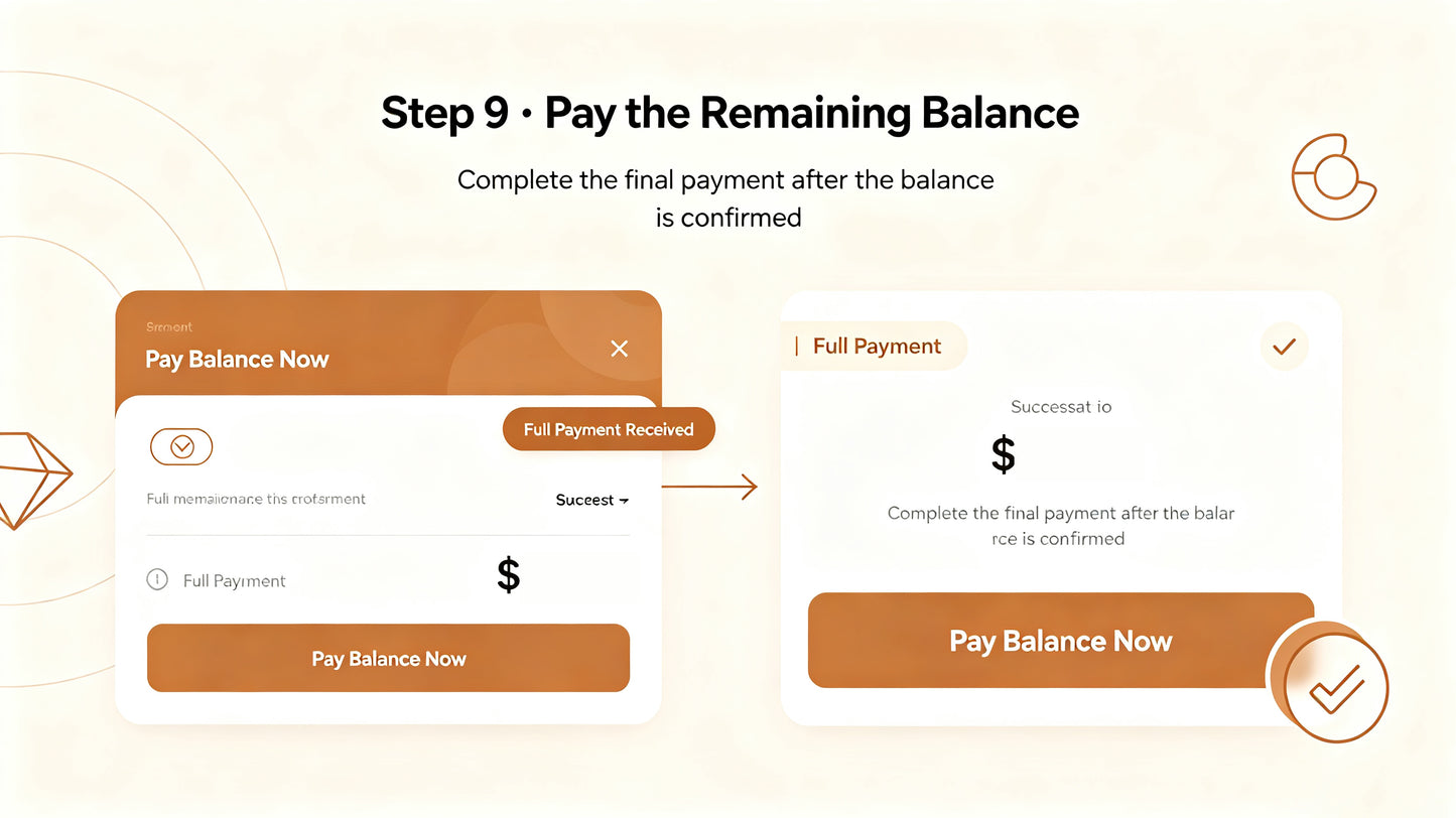 Live Stream Balance Payment Top-up | Pay Remaining Order Balance